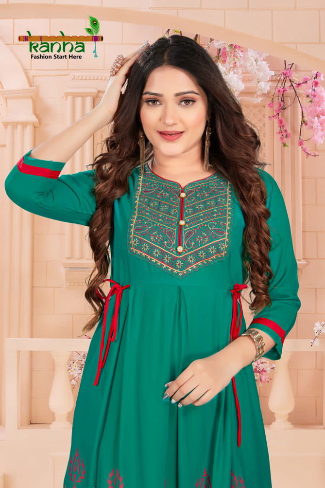 Kanha Kamyabi Designer Fancy Wear Wholesale Anarkali Kurtis
